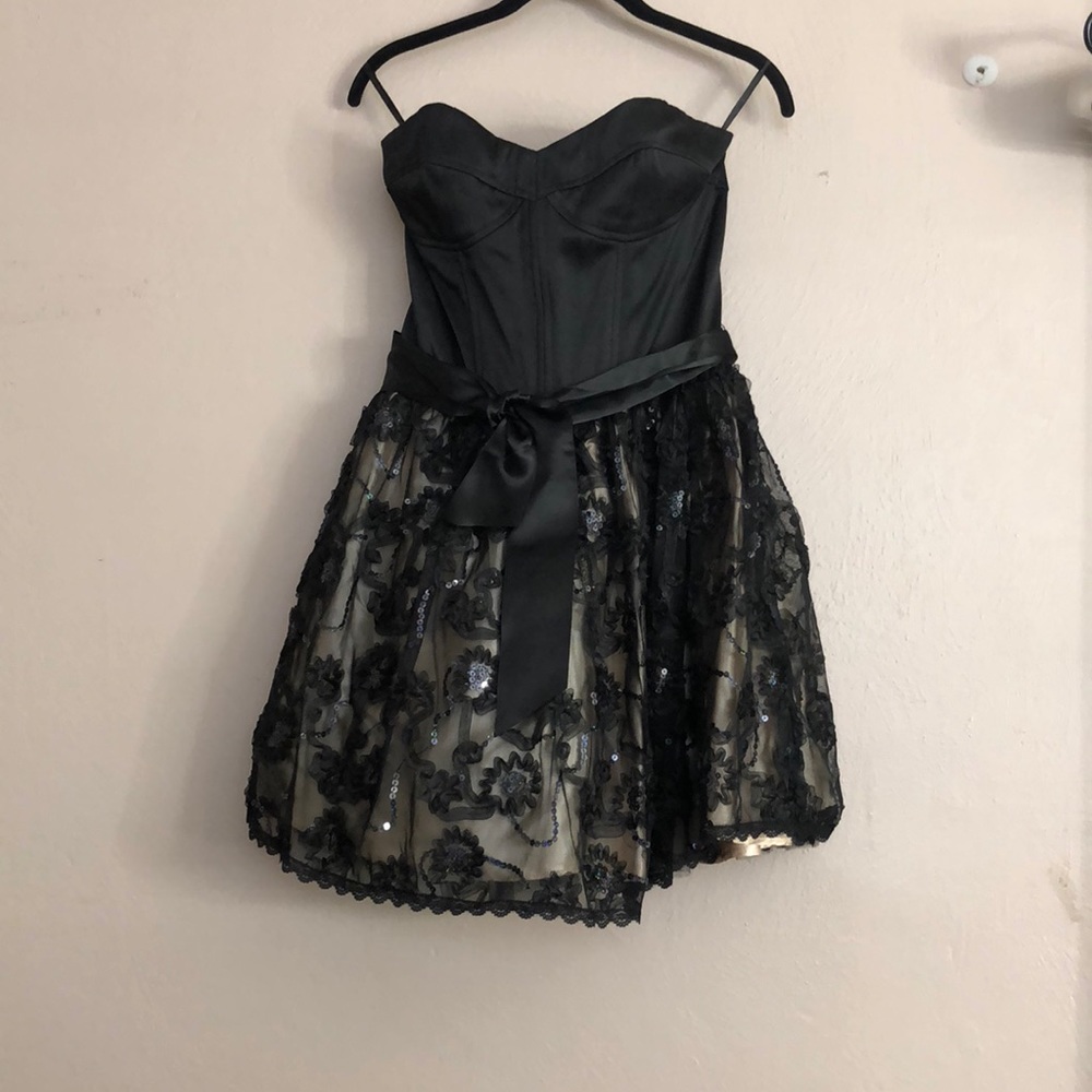 Black formal dress